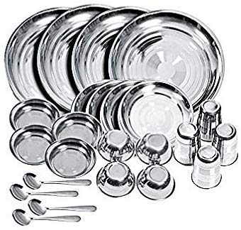 STAINLESS STEEL DINNER SET