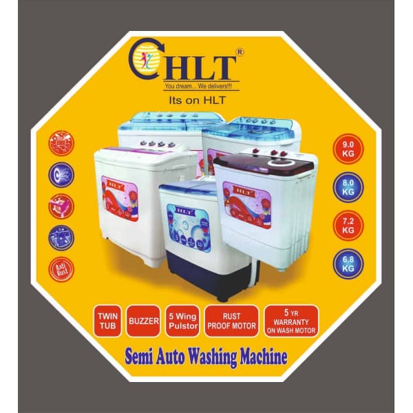 Hlt Semi Automatic Washing Machine (6.8kg)