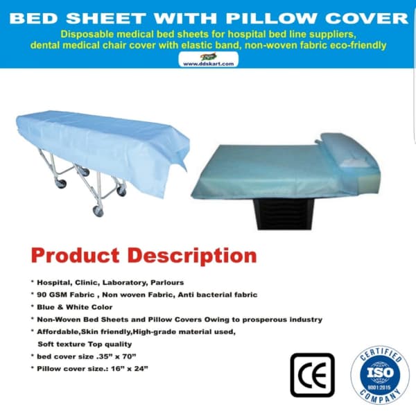 Medical Hospital Use Bed Sheet / Pillow Cover