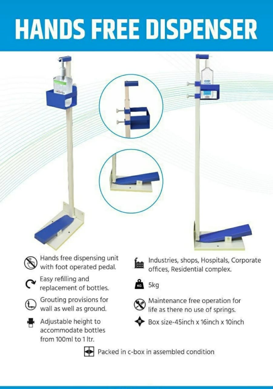 SANITIZER FOOT PEDAL STAND