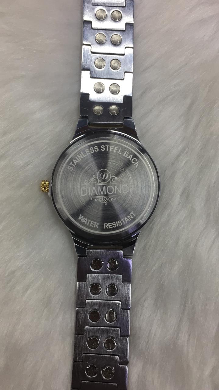 REAL DIAMOND WATCH (SILVER)