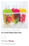 Ice Candy Maker 6 pcs Set