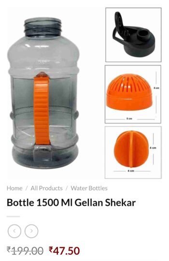 Bottal 1500ml Gellen Shekar