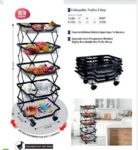 Basket collapsible 5 layer folding