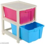 MODULAR DRAWER STORAGE 2 SECTION COLOR
