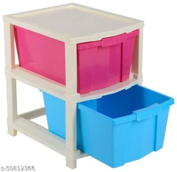 MODULAR DRAWER STORAGE 2 SECTION COLOR