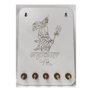 Key Stand Wooden Mahakal Design