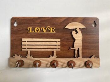 Key Stand Couple Design Wooden [KS-06]