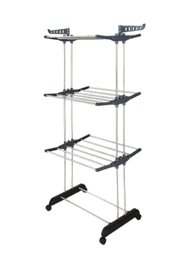 Cloth Rack Cute 3 Layer With Stainless Steel Pipe.