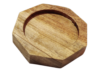 Tea Cup Holder Hexagon Wooden